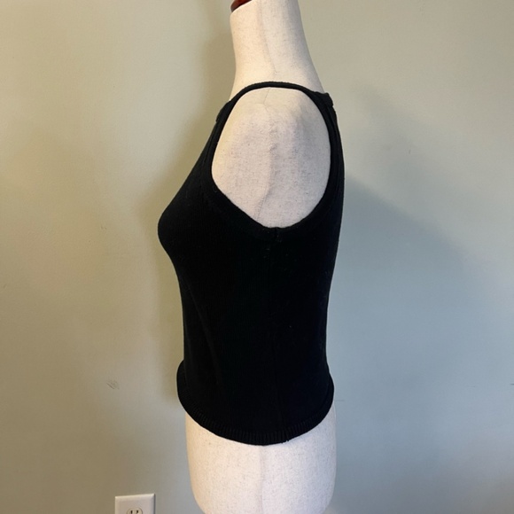 525 America Black Cotton Halter Top - Size XS - Picture 4 of 11